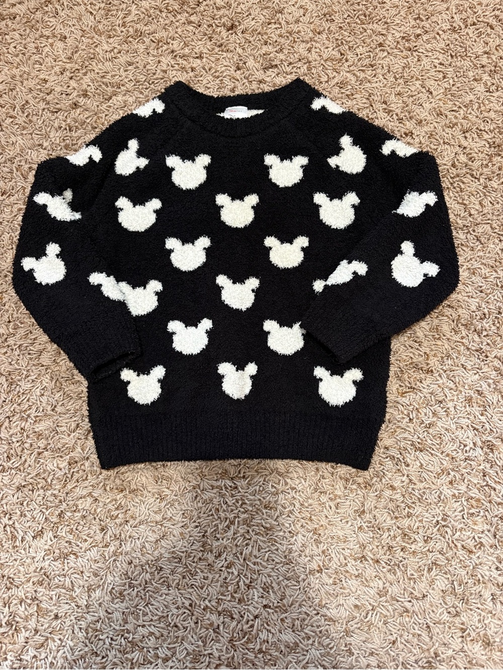 Hanna Anderson Sherpa Mickey Disney Sweater kids size 5